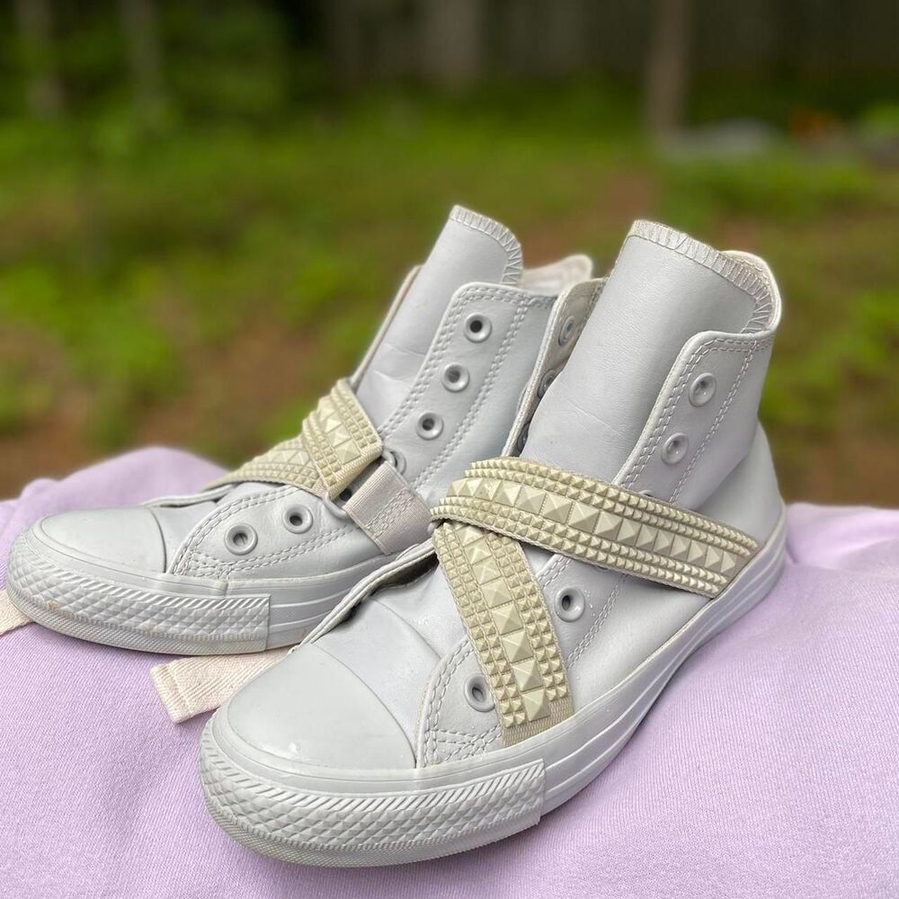 Converse Chuck Taylor All Star Punk Strap Hi Shoes Trainers 7
